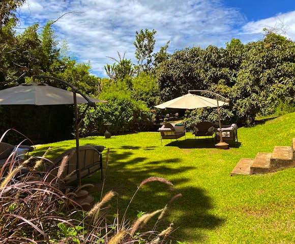 Gardens of Karibu Guesthouse. 