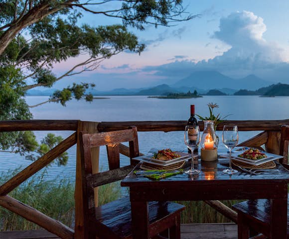 Mutanda Lake Resort, Lake Mutanda.